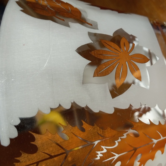 Vintage Libbey Golden Foliage serving bowl - Picture 6 of 9